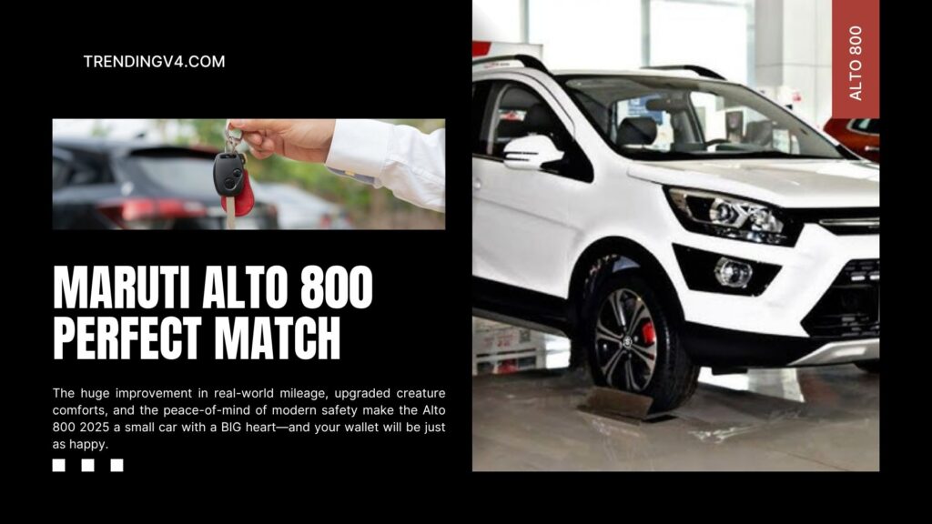 The iconic Maruti Alto 800 is back on Indian roads in 2025—smarter, more efficient, and still the nation’s first pick for affordable mobility. Let’s explore
